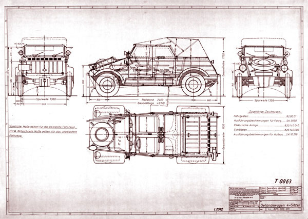 kubelwagen plan