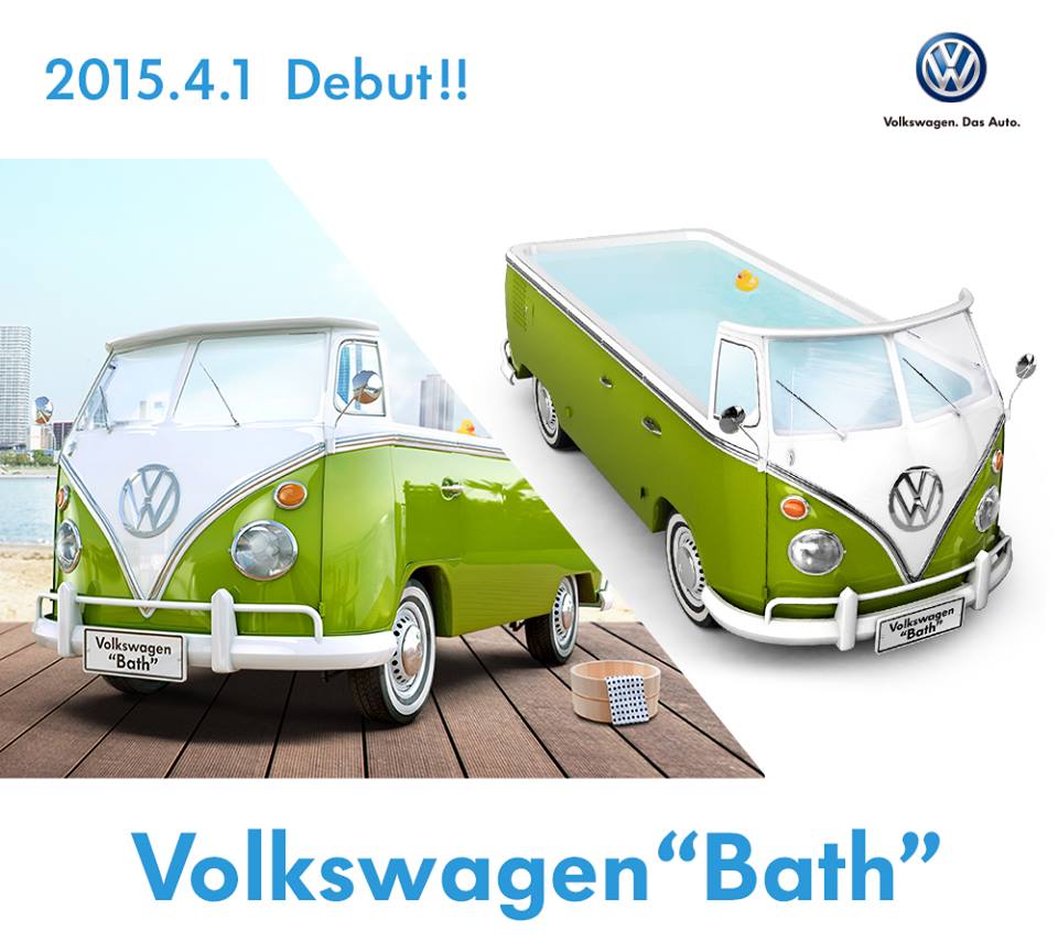 0 bath vw japan april joke